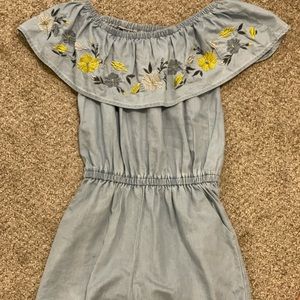 Off the shoulder romper